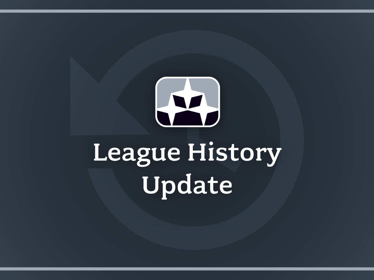 League History Update